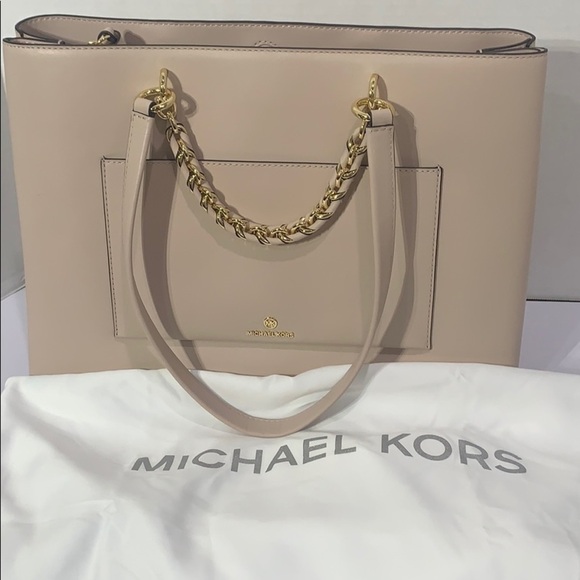 - NWT Michael Kors Pink Blush CeCe Medium Tote Bag spring - Picture 14 of 14